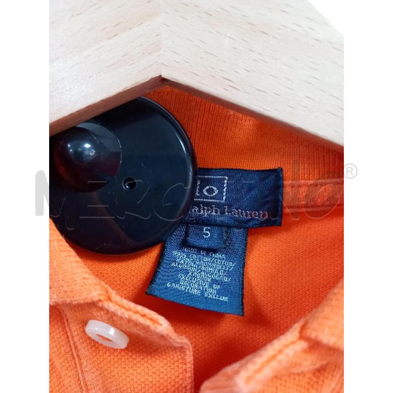 POLO BAMBINO RALPH LAUREN ARANCIO | Mercatino dell'Usato Roma porta di roma 2