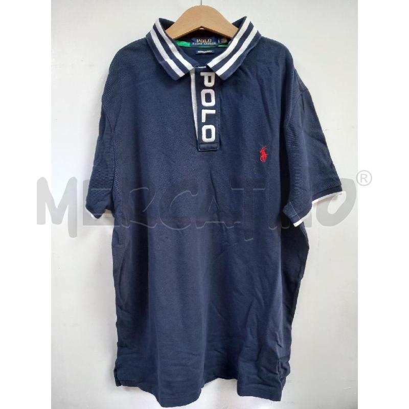 POLO B POLO RALPH LAUREN BLU LOGO ROSSO | Mercatino dell'Usato Roma porta di roma 1