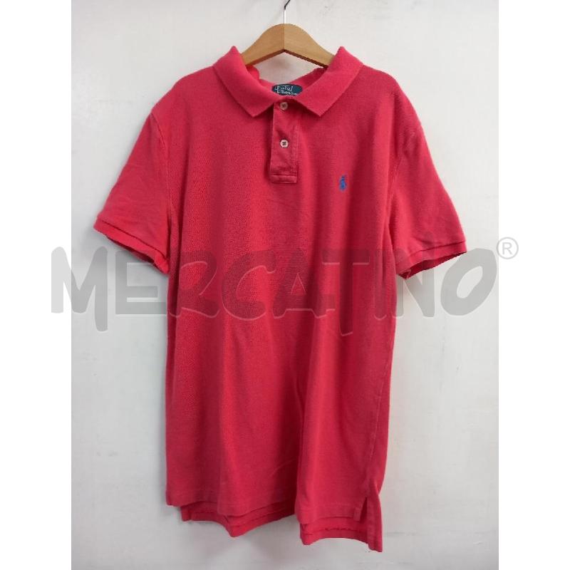 POLO B POLO RALPH LAUREN ROSA LOGO BLU | Mercatino dell'Usato Roma porta di roma 1