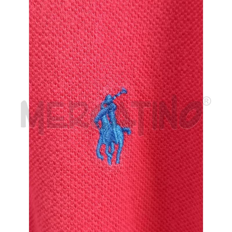 POLO B POLO RALPH LAUREN ROSA LOGO BLU | Mercatino dell'Usato Roma porta di roma 3