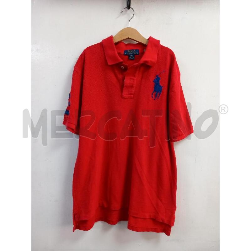 POLO B POLO RALPH LAUREN ROSSO | Mercatino dell'Usato Roma porta di roma 1