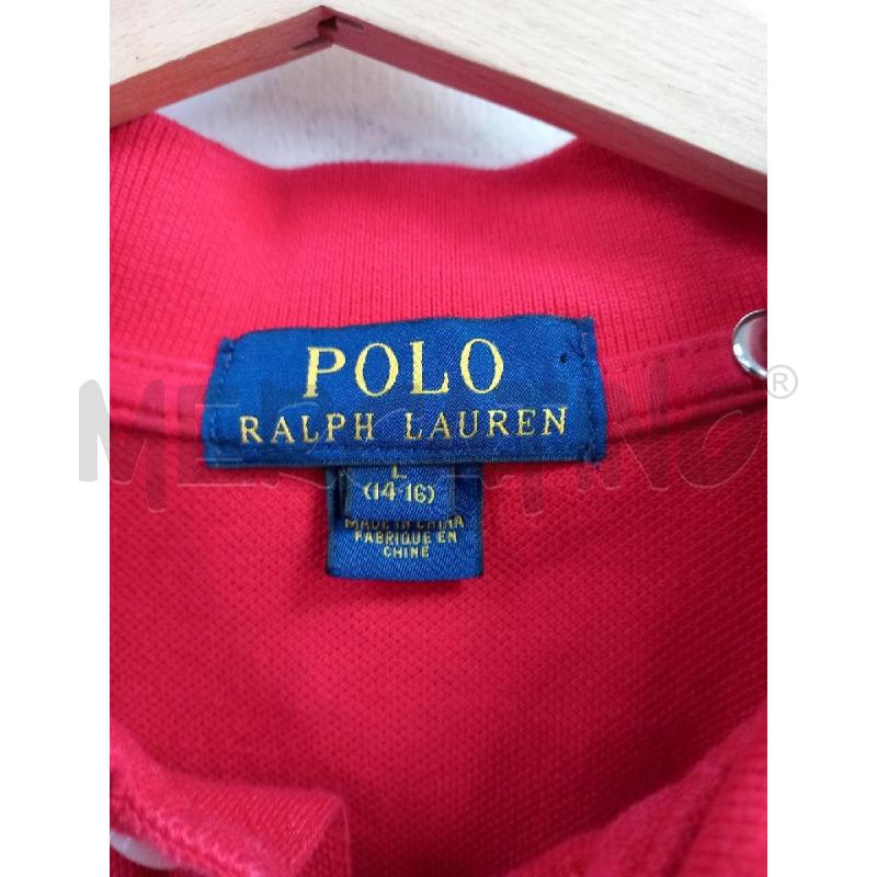 POLO B POLO RALPH LAUREN ROSSO | Mercatino dell'Usato Roma porta di roma 2