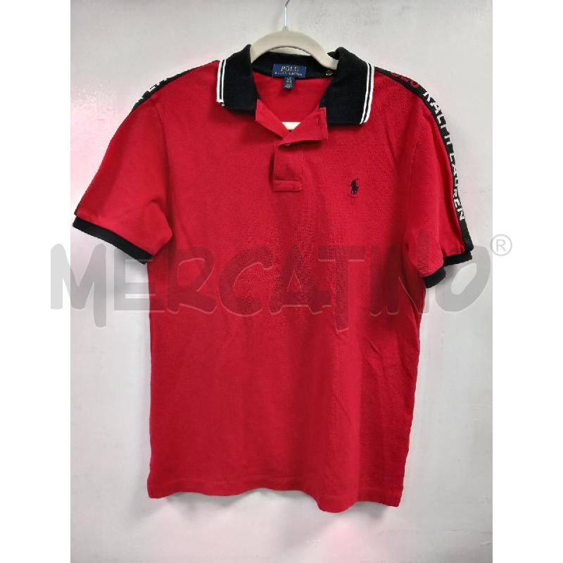 POLO B RALPH LAUREN ROSSO | Mercatino dell'Usato Roma porta di roma 1