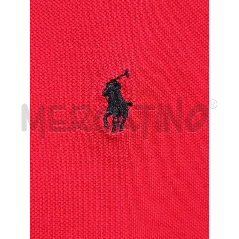 POLO B RALPH LAUREN ROSSO | Mercatino dell'Usato Roma porta di roma 3