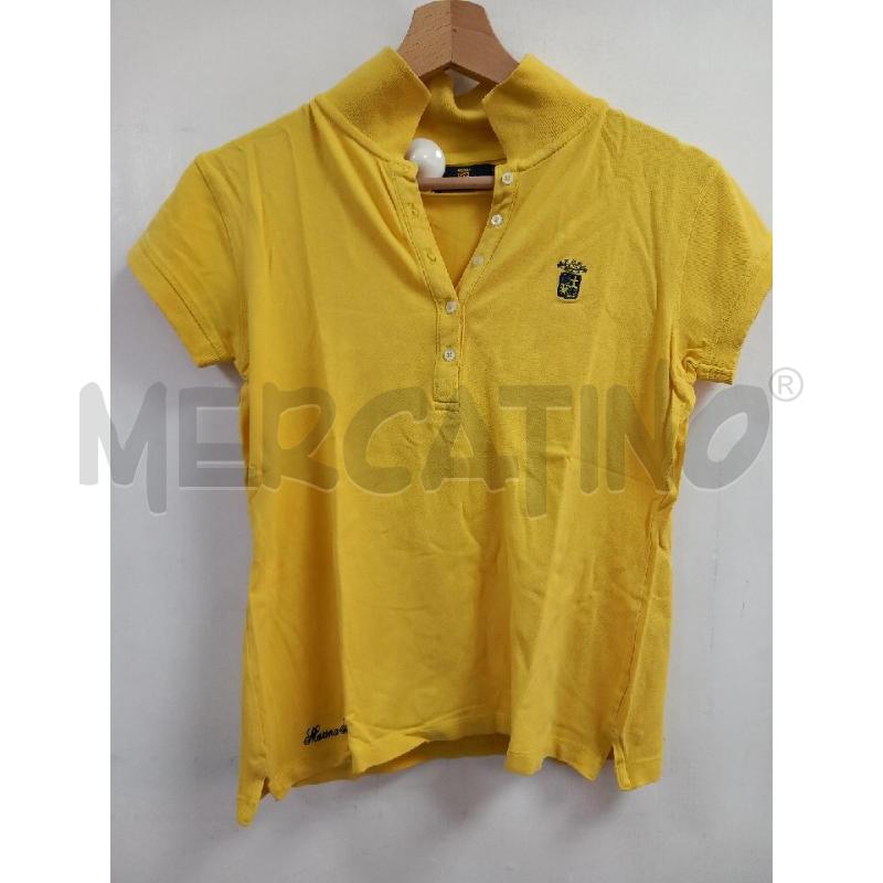 POLO DONNA MARINA MILITARE GIALLA | Mercatino dell'Usato Roma porta di roma 1