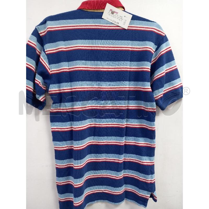 POLO DONNA TOMMY HILFIGER RIGHE BLU ROSSE | Mercatino dell'Usato Roma porta di roma 2
