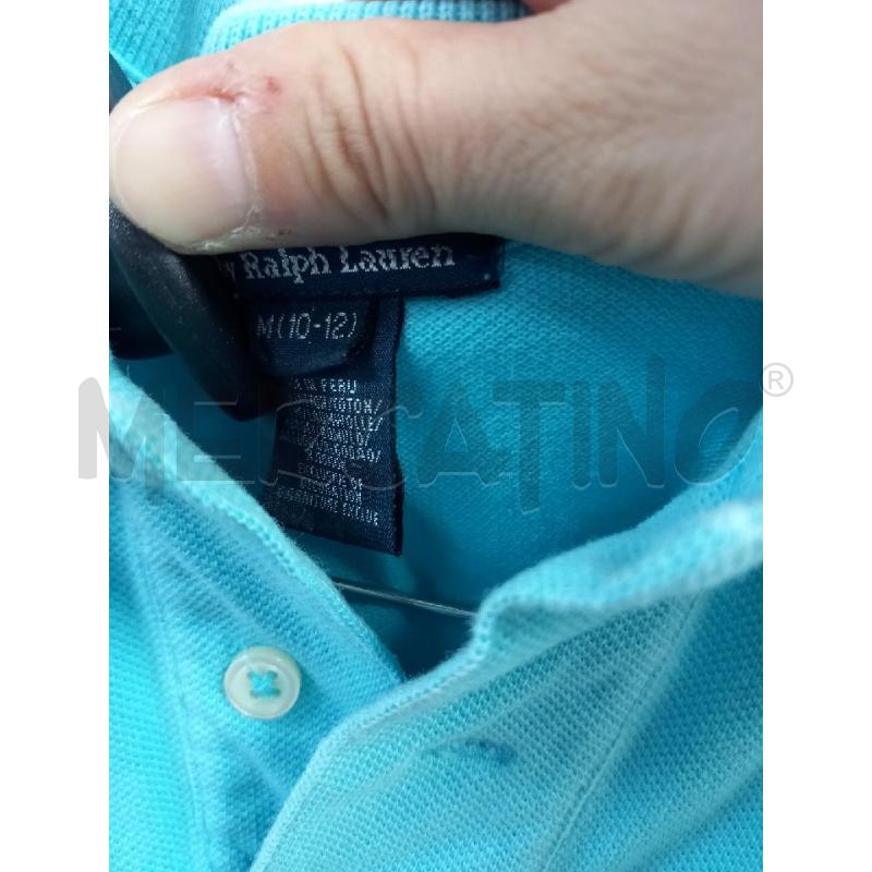 POLO D POLO RALPH LAUREN CELESTE | Mercatino dell'Usato Roma porta di roma 4