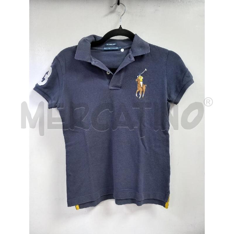 POLO D RALPH LAUREN BLU SKINNY | Mercatino dell'Usato Roma porta di roma 1