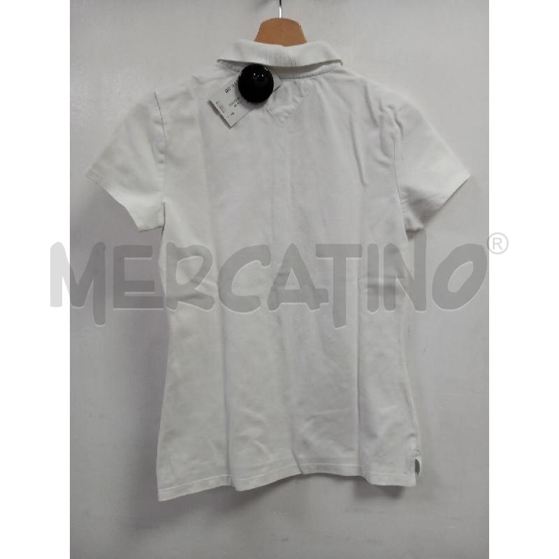 POLO D TOMMY HILFIGER BIANCO | Mercatino dell'Usato Roma porta di roma 3