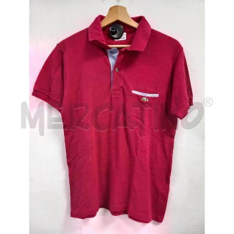 POLO LACOSTE ROSSO  | Mercatino dell'Usato Roma porta di roma 1