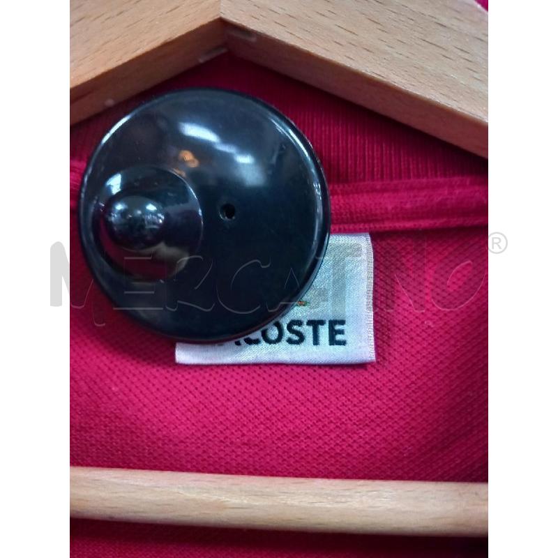POLO LACOSTE ROSSO  | Mercatino dell'Usato Roma porta di roma 2
