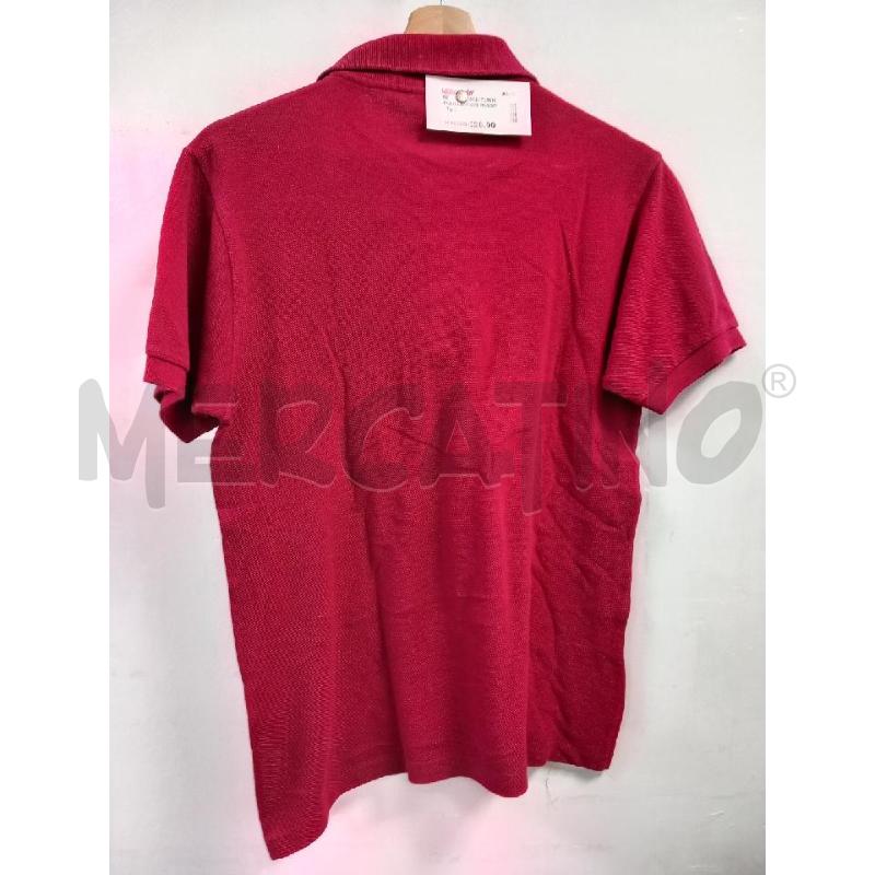 POLO LACOSTE ROSSO  | Mercatino dell'Usato Roma porta di roma 3