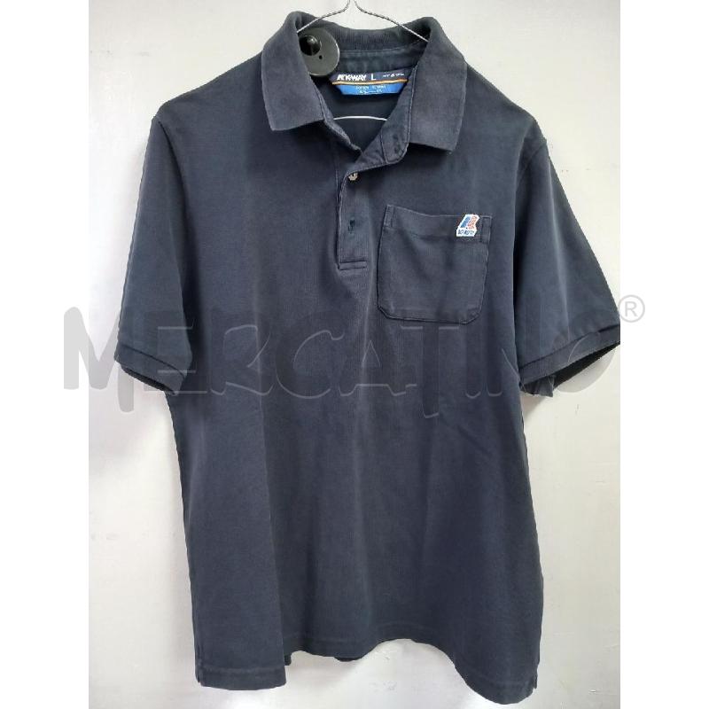 POLO UOMO K-WAY BLU | Mercatino dell'Usato Roma porta di roma 1