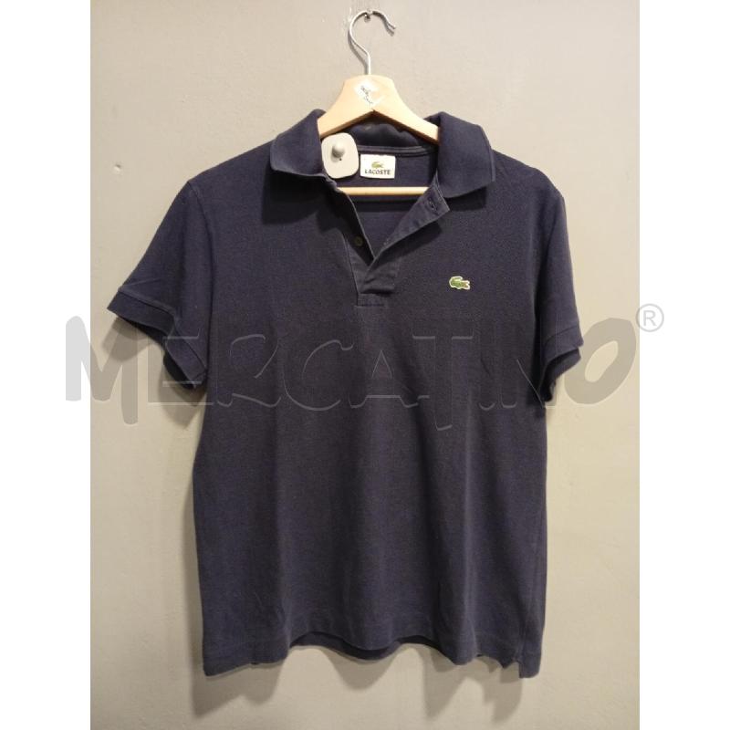 POLO UOMO LACOSTE M CORTE BLU | Mercatino dell'Usato Roma porta di roma 1