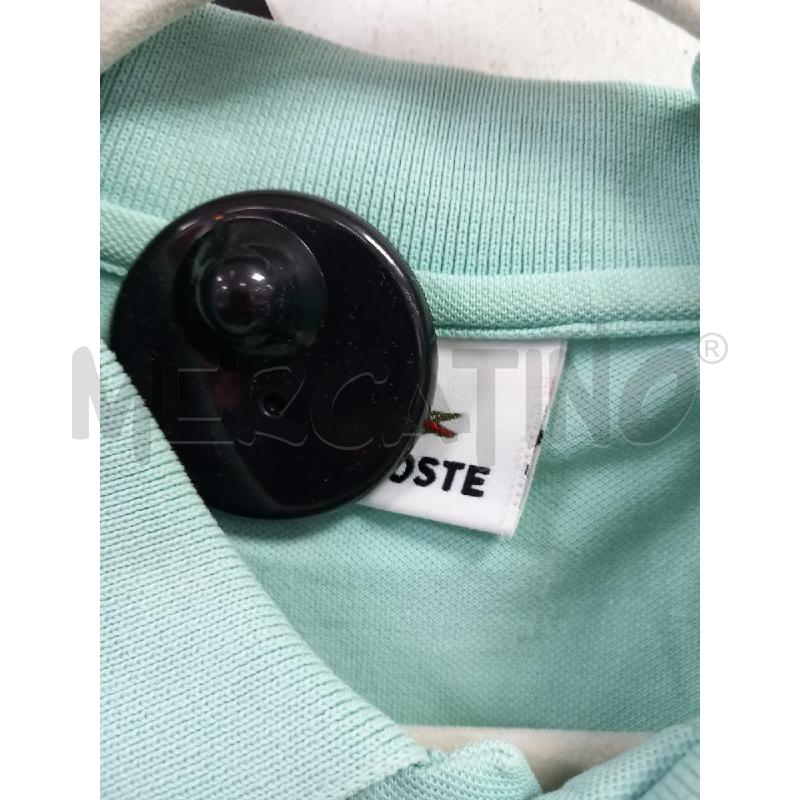 POLO UOMO LACOSTE VERDE ACQUA | Mercatino dell'Usato Roma porta di roma 2