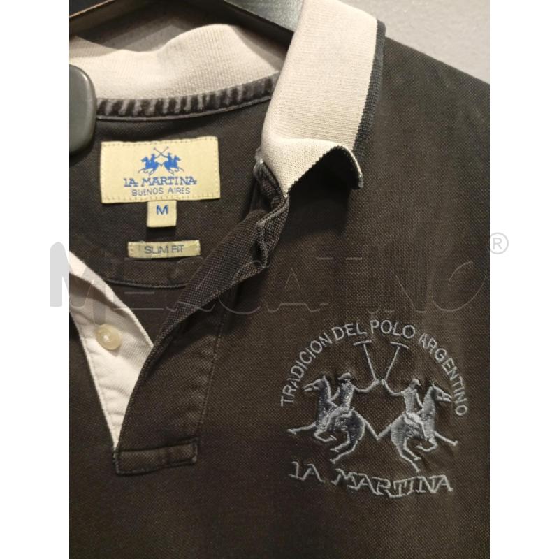 POLO UOMO LA MARTINA MARRONE | Mercatino dell'Usato Roma porta di roma 2