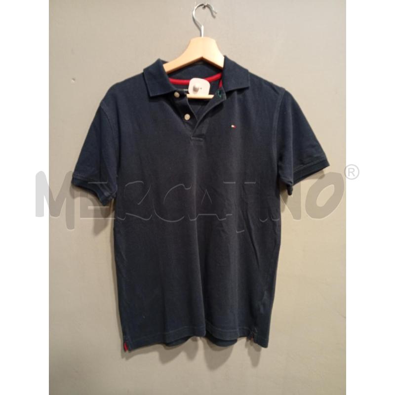 POLO UOMO M CORTE TOMMY HILFIGER BLU | Mercatino dell'Usato Roma porta di roma 1