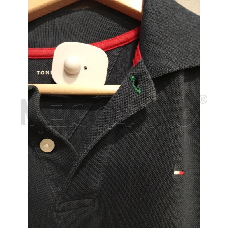 POLO UOMO M CORTE TOMMY HILFIGER BLU | Mercatino dell'Usato Roma porta di roma 2