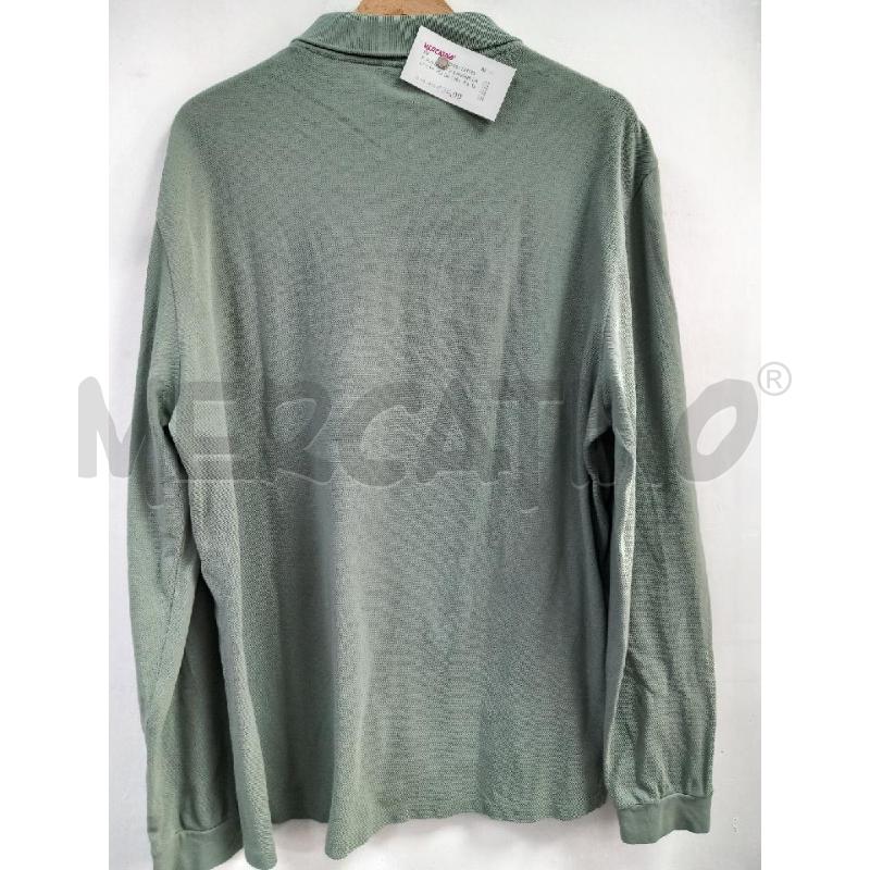 POLO UOMO M LUNGHE LACOSTE VERDE CHIARO | Mercatino dell'Usato Roma porta di roma 2