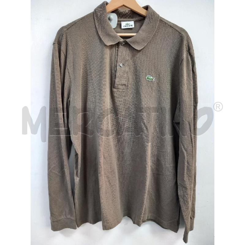 POLO UOMO M LUNGHE MARRONE LACOSTE | Mercatino dell'Usato Roma porta di roma 1