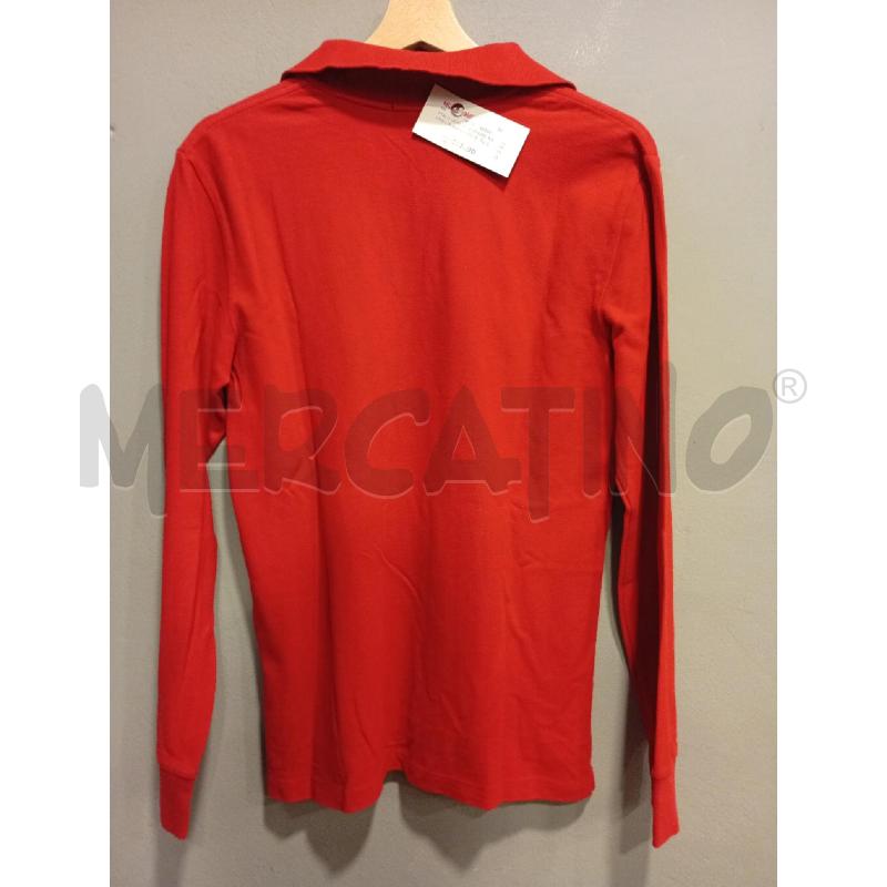 POLO UOMO M LUNGHE RALPH LAUREN ROSSA | Mercatino dell'Usato Roma porta di roma 4