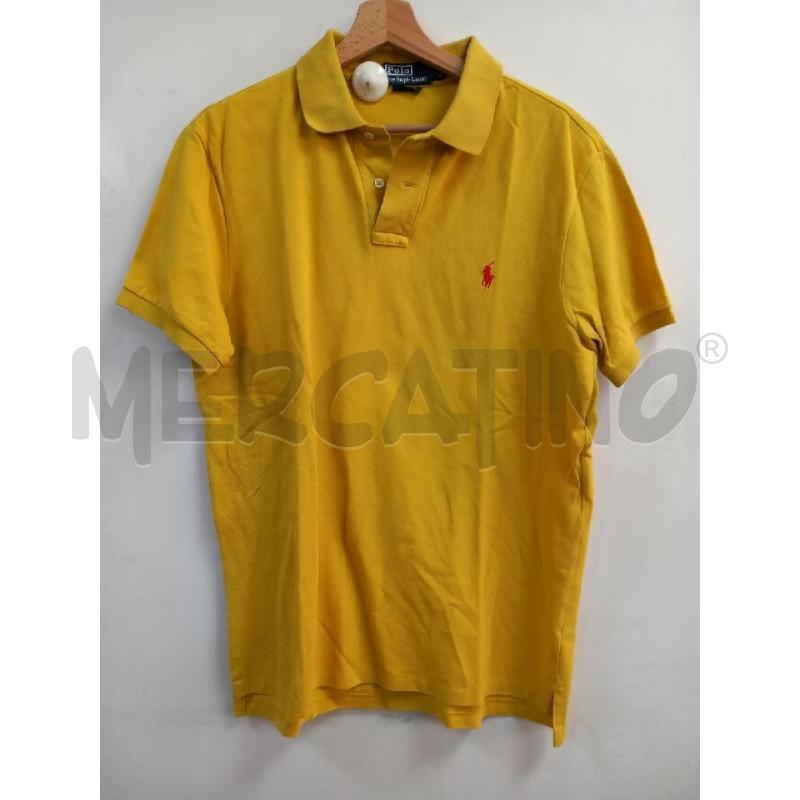 POLO UOMO RALPH LAUREN GIALLA | Mercatino dell'Usato Roma porta di roma 1