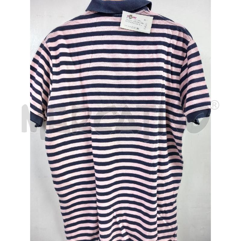 POLO UOMO RALPH LAUREN RIGHE BLU ROSA | Mercatino dell'Usato Roma porta di roma 2