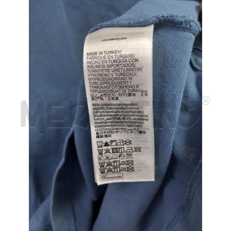 POLO UOMO TOMMY HILFIGER CELESTE | Mercatino dell'Usato Roma porta di roma 4