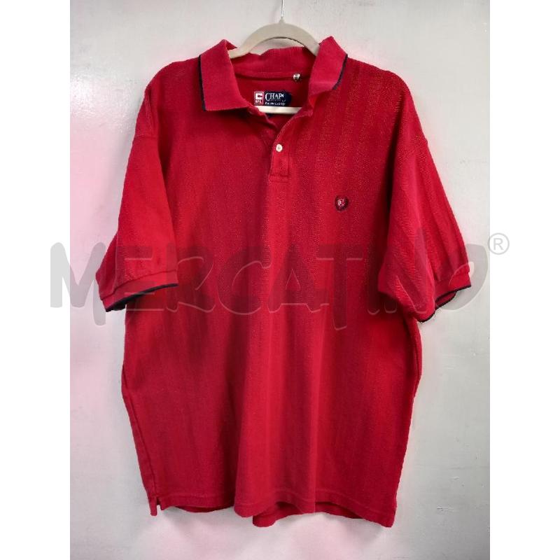 POLO U CHAPS RALPH LAUREN ROSSO | Mercatino dell'Usato Roma porta di roma 1