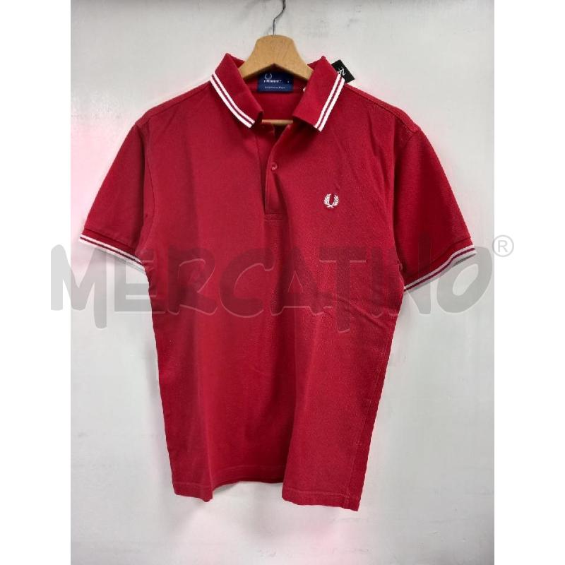 POLO U FRED PERRY ROSSO | Mercatino dell'Usato Roma porta di roma 1