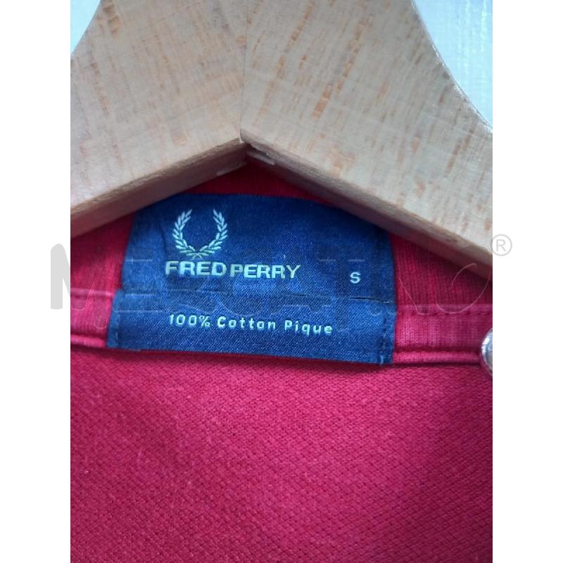 POLO U FRED PERRY ROSSO | Mercatino dell'Usato Roma porta di roma 2