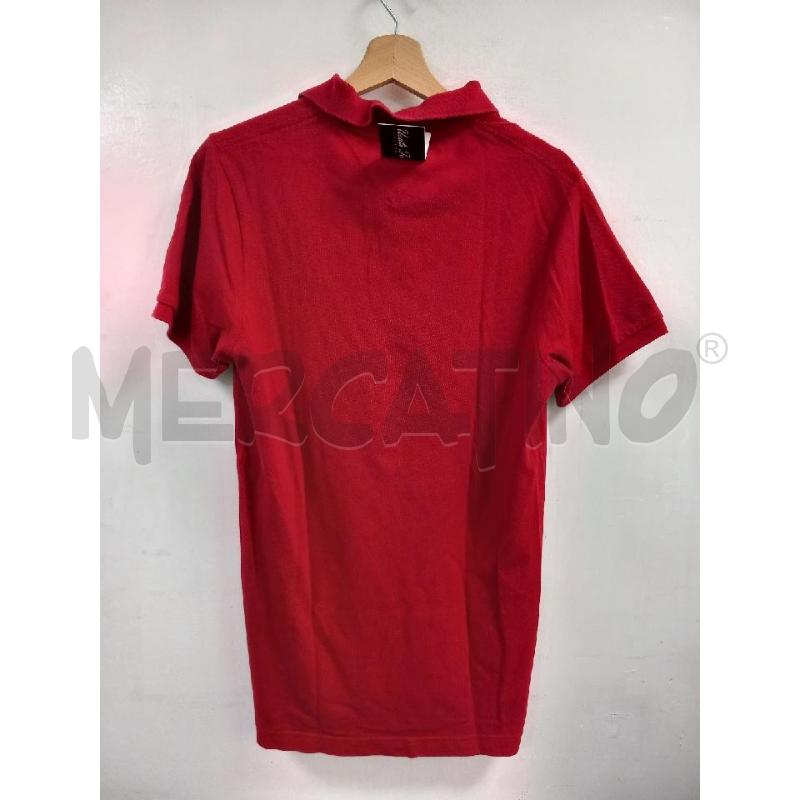 POLO U HILFIGER DENIM ROSSO | Mercatino dell'Usato Roma porta di roma 2