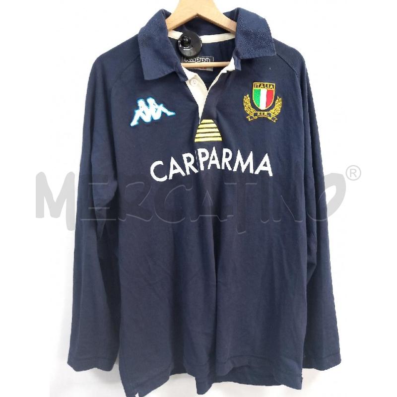 POLO U KAPPA BLU CARIPARMA NAZIONALE ITALIANA  | Mercatino dell'Usato Roma porta di roma 1