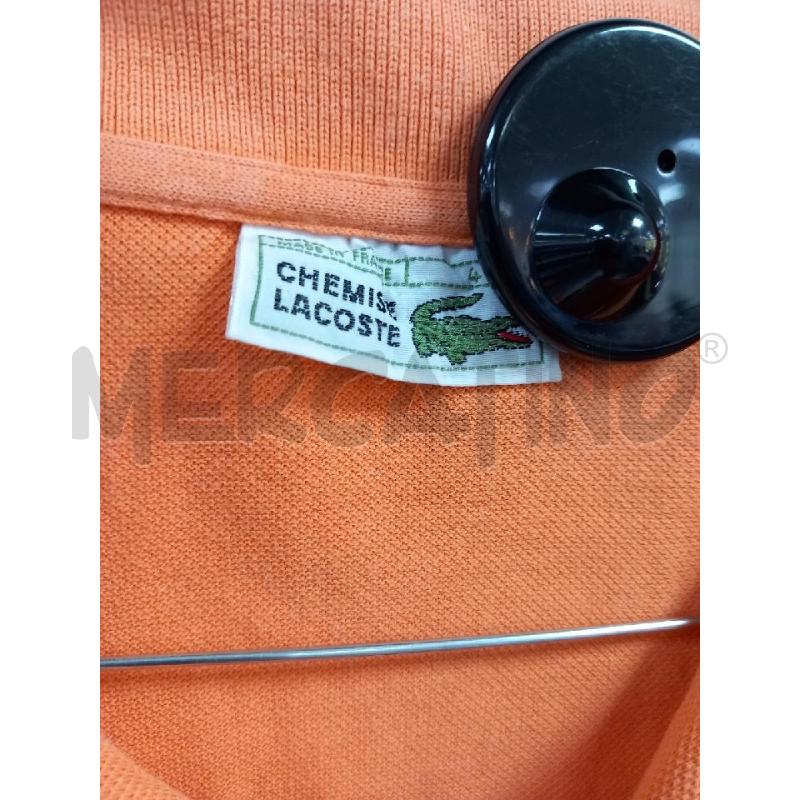 POLO U LACOSTE ARANCIO | Mercatino dell'Usato Roma porta di roma 3