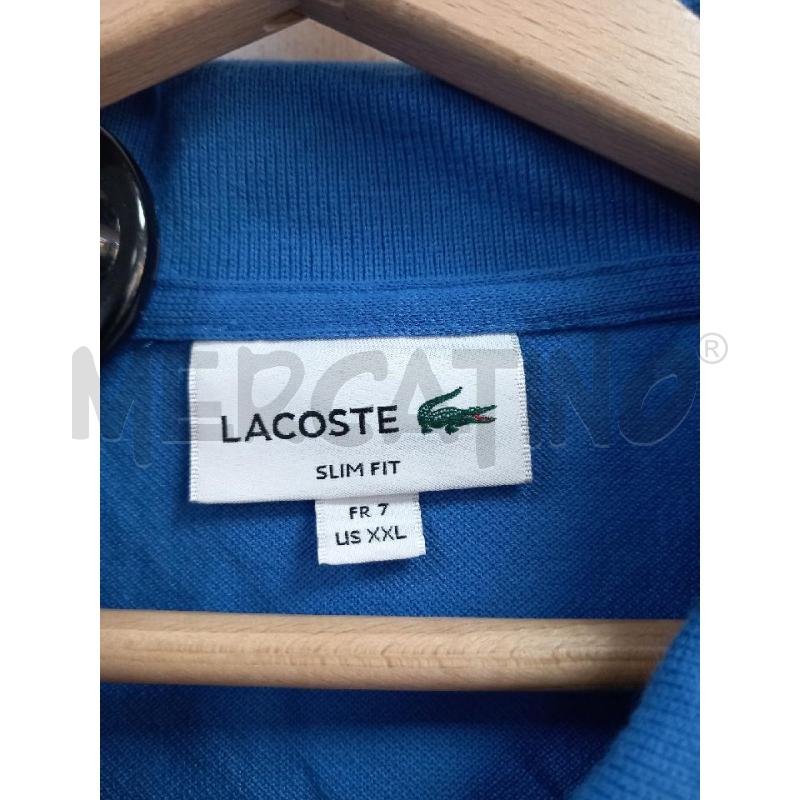POLO U LACOSTE BLU | Mercatino dell'Usato Roma porta di roma 2