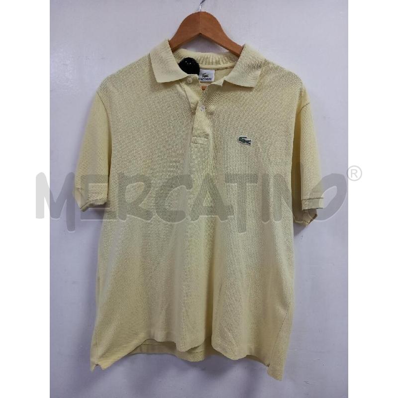 POLO U LACOSTE GIALLO | Mercatino dell'Usato Roma porta di roma 1