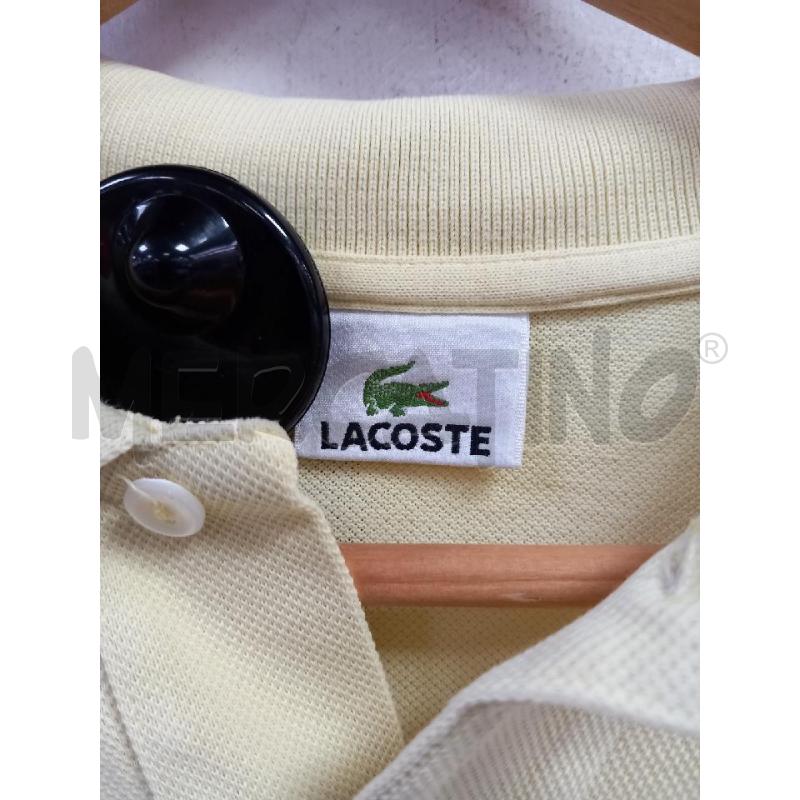 POLO U LACOSTE GIALLO | Mercatino dell'Usato Roma porta di roma 2