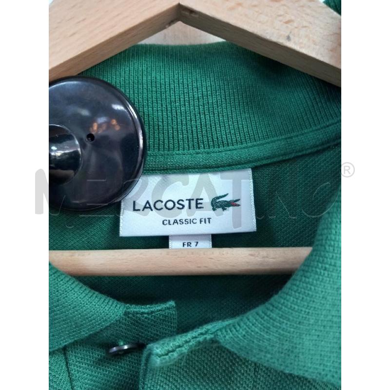 POLO U LACOSTE VERDE | Mercatino dell'Usato Roma porta di roma 2