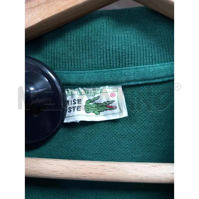 POLO U LACOSTE VERDE | Mercatino dell'Usato Roma porta di roma 2