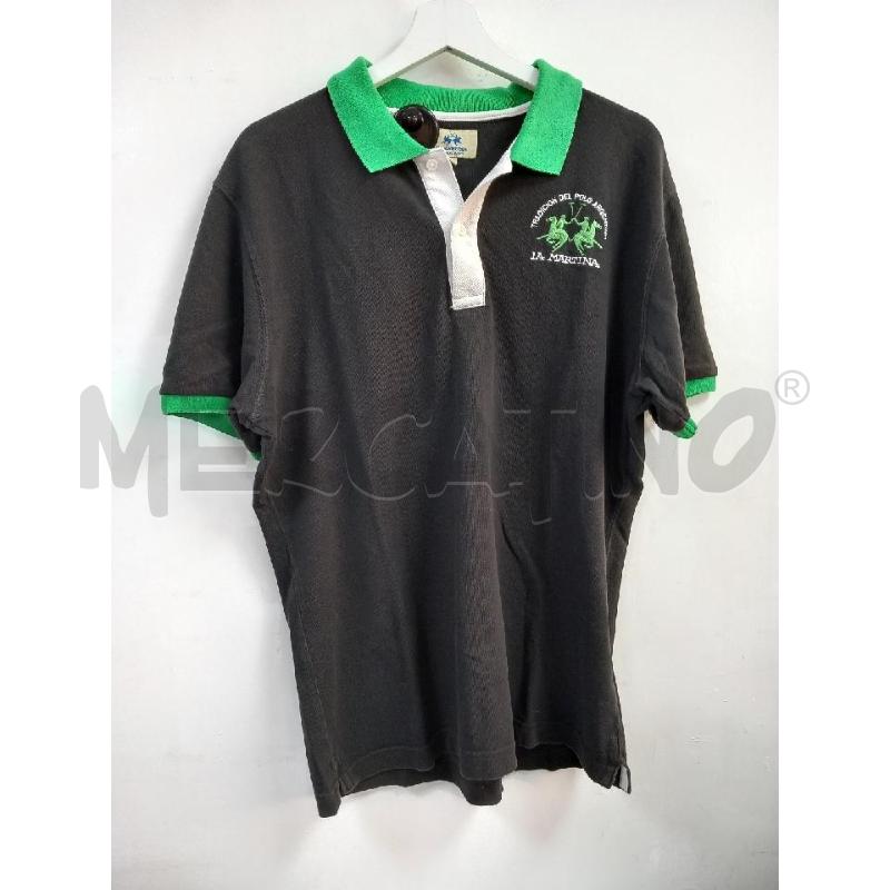 POLO U LA MARTINA NERO VERDE | Mercatino dell'Usato Roma porta di roma 1