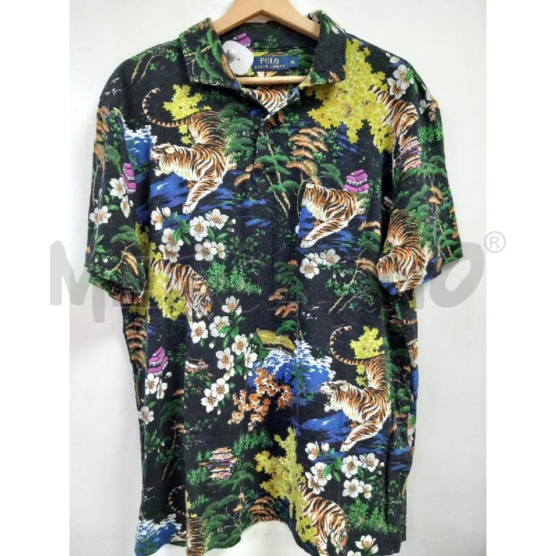 POLO U POLO RALPH LAUREN NERO FANTASIA TIGRE | Mercatino dell'Usato Roma porta di roma 1