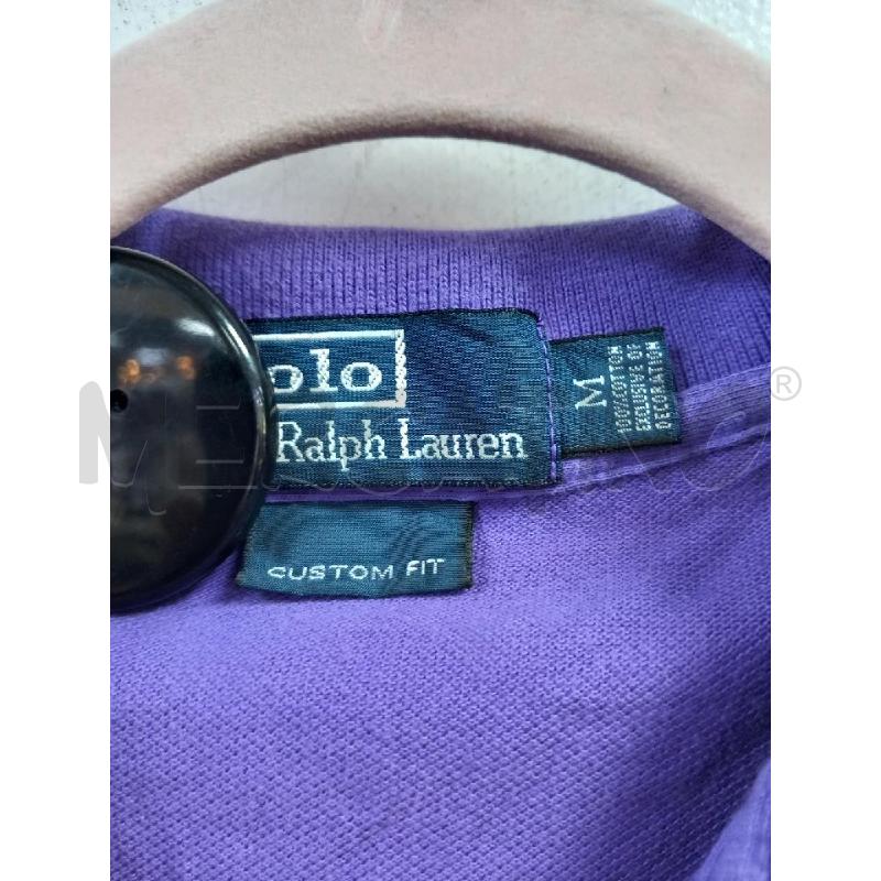 POLO U POLO RALPH LAUREN VIOLA LOGO GIALLO | Mercatino dell'Usato Roma porta di roma 2