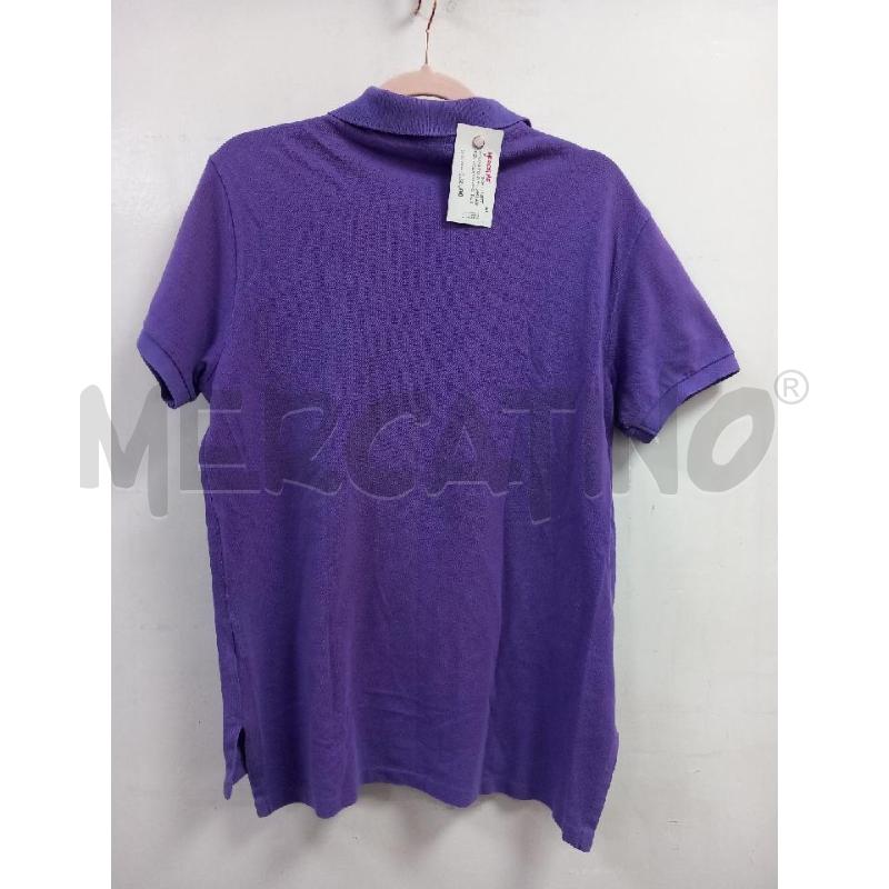 POLO U POLO RALPH LAUREN VIOLA LOGO GIALLO | Mercatino dell'Usato Roma porta di roma 4