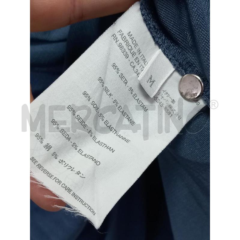 POLO U PRADA BLU MISTO SETA | Mercatino dell'Usato Roma porta di roma 3