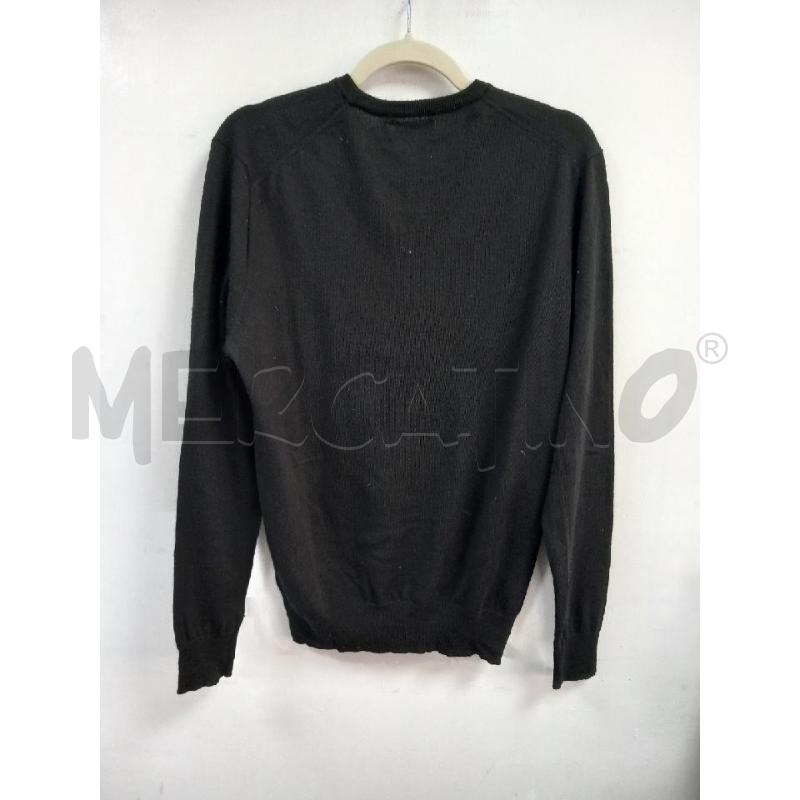 POLO U RALPH LAUREN A MANICHE LUNGHE NERO IN LANA MERINO | Mercatino dell'Usato Roma porta di roma 2