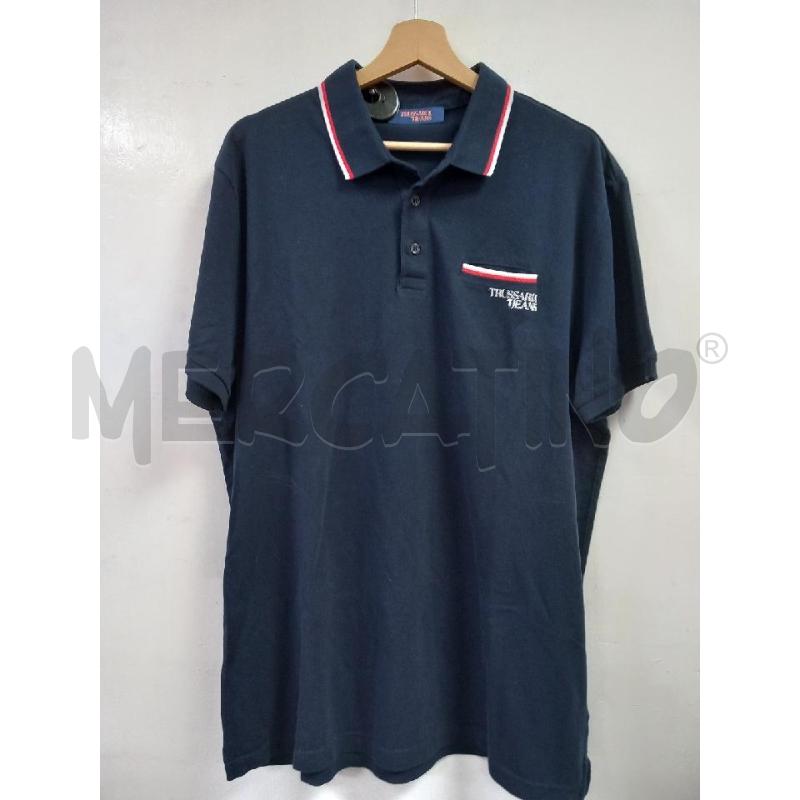 POLO U TRUSSARDI JEANS BLU SCURO | Mercatino dell'Usato Roma porta di roma 1