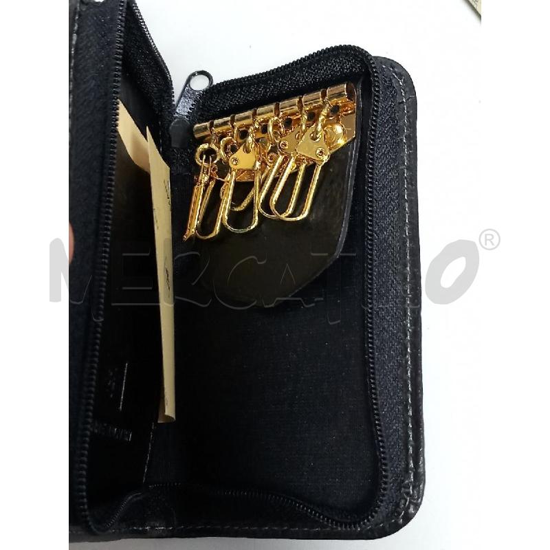 PORTA CHIAVI BALMAIN NERO PELLE | Mercatino dell'Usato Roma porta di roma 3