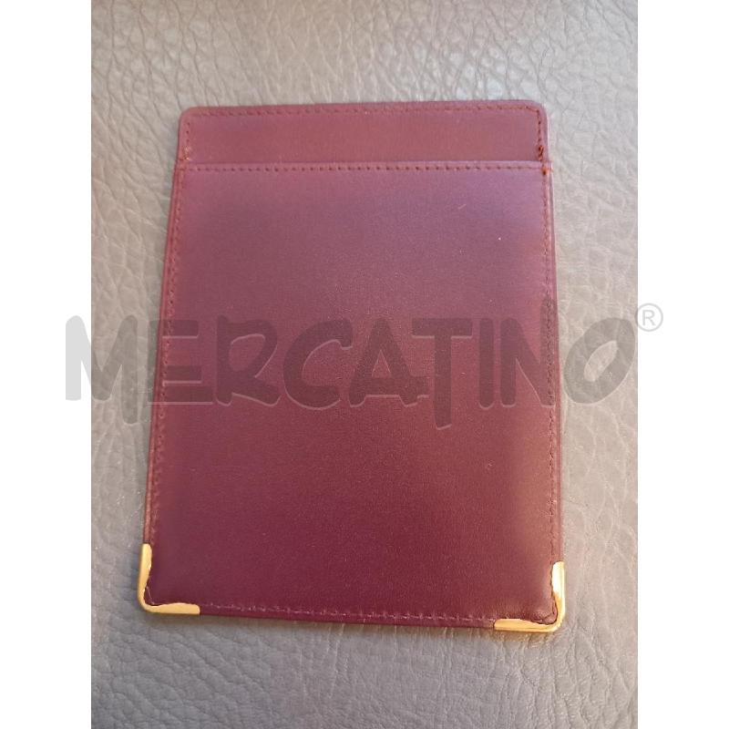PORTA DOCUMENTI MUST DE CARTIER ROSSO PELLE | Mercatino dell'Usato Roma porta di roma 3