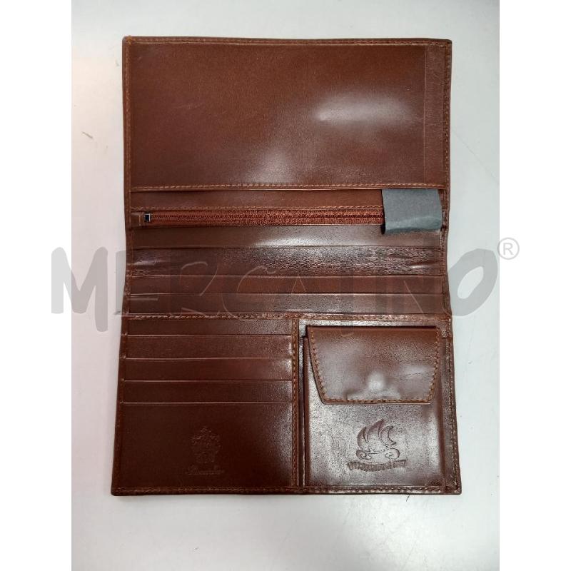 PORTA DOCUMENTI PINEIDER MARRONE PELLE | Mercatino dell'Usato Roma porta di roma 2