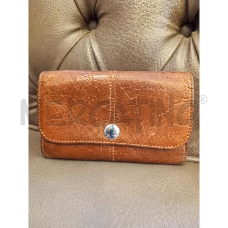 PORTA FOGLIO ALVIERO MARTINI 1 CLASSE PELLE MARRONE | Mercatino dell'Usato Roma porta di roma 1